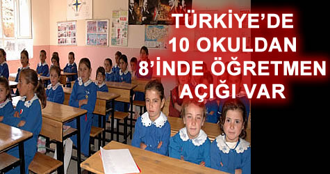 Türkiye öğretmen açığında ilk sırada