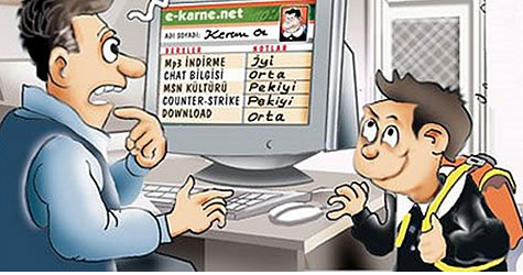 öğrenci karikatür