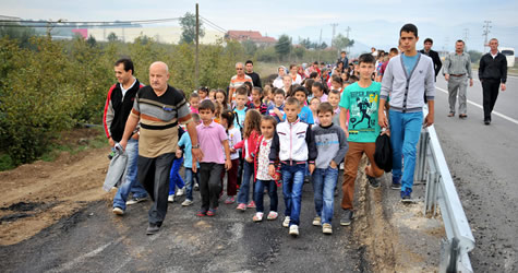 taşımalı eğitim düzce protesto