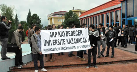 Üniversitede ‘tekbir’ gerginliği