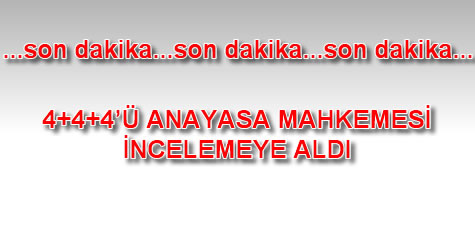 anayasa 4+4+4'ü incelemeye başladı