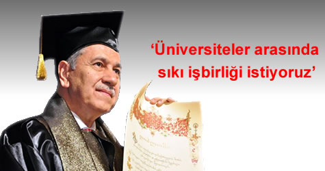 bülent arınç'a fahri doktora verildi