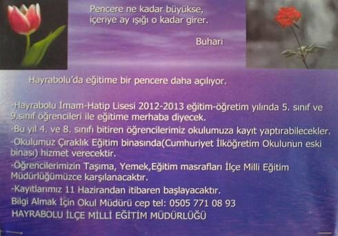 Milli Eğitim'den İmam Hatip Kampanyası