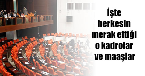 Meclis çalışanları ne kadar maaş alıyor?