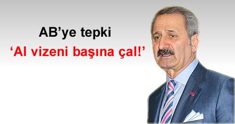 çağlayan'dan ab'ye vize tepkisi
