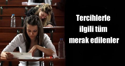 Tercihlerde puan değil başarı sırası önemli
