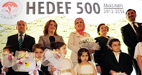 emine erdoğan 500 ana sınıfı