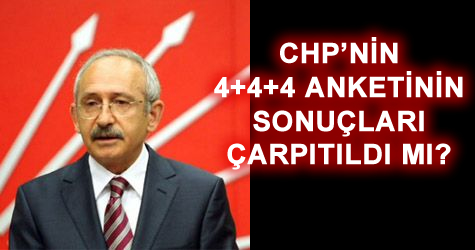 CHP'nin gizlediği 4+4+4 anketi!
