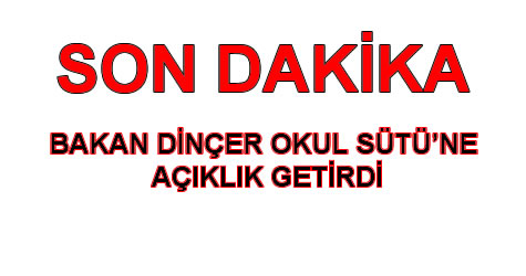 ömer dinçer süt açıklaması