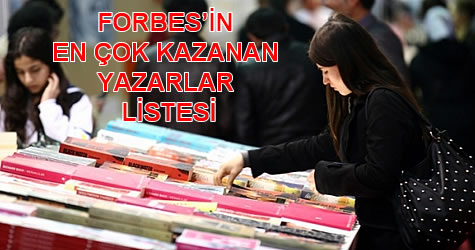 forbes en çok kazanan yazarlar listesi