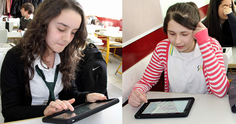 Tablet bilgisayarlar öğrencilere dağıtıldı