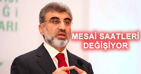 için mesai saatleri düzenlemesi
