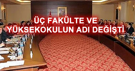 11 üniversiteye 12 yeni fakülte